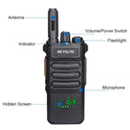 RETEVIS RT86 10W 430-440MHz 16CHS Two Way Radio Handheld Walkie Talkie with Wireless Copy Function, RT86