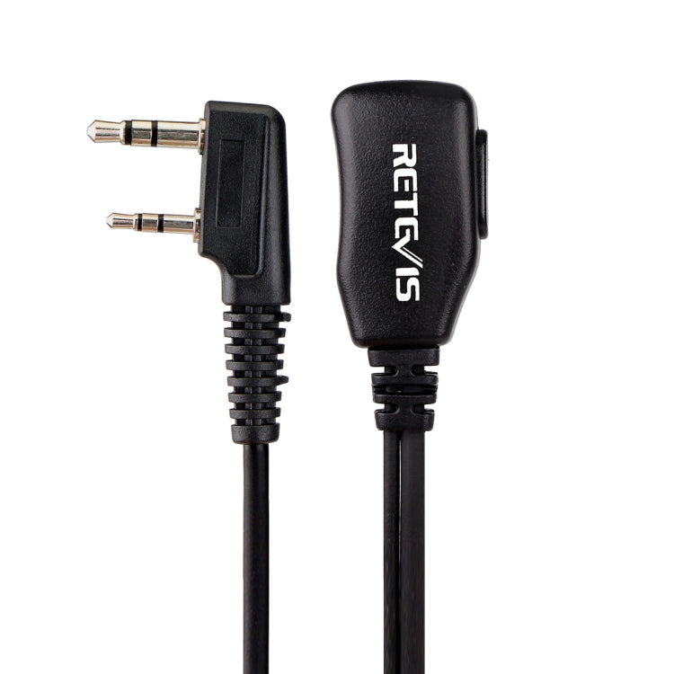 RETEVIS C9003 2 Pin PTT Speaker Microphone Acoustic Tube In-ear Earpiece, C9003