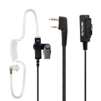 RETEVIS TK 2 Pin Long Clip Air Guide Covert Acoustic Tube Earpiece Speaker Microphone for H-777 / RT-5R / RT-5RV / RT-B6, TK Long Clip TK Long Clip