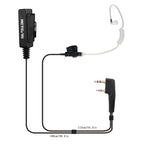 RETEVIS TK 2 Pin Long Clip Air Guide Covert Acoustic Tube Earpiece Speaker Microphone for H-777 / RT-5R / RT-5RV / RT-B6, TK Long Clip