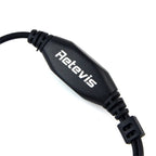 RETEVIS M Throat PTT Covert Acoustic Tube Earphone Speaker Microphone, M Throat – Magnetic