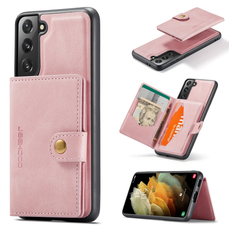 JEEHOOD Retro Magnetic Detachable Protective Case with Wallet & Card Slot & Holder – Magnetic, Card Slot, Flip, For Samsung Galaxy S20 Ultra 5G, For Samsung Galaxy Note20 Ultra, For Samsung Galaxy S21 FE For Samsung Galaxy S21 FE Pink