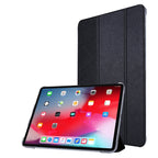 Silk Texture Three-fold Horizontal Flip Leather Case with Holder & Pen Slot, For iPad Pro 11 (2021) For iPad Pro 11 (2021) Black