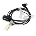 RETEVIS C9025 M 2 Pin PTT Air guide Noise Reduction Covert Acoustic Tube Earphone Microphone, C9025 C9025
