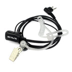 RETEVIS C9025 M 2 Pin PTT Air guide Noise Reduction Covert Acoustic Tube Earphone Microphone, C9025 C9025