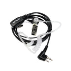 RETEVIS C9025 M 2 Pin PTT Air guide Noise Reduction Covert Acoustic Tube Earphone Microphone, C9025