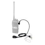 RETEVIS C9025 M 2 Pin PTT Air guide Noise Reduction Covert Acoustic Tube Earphone Microphone, C9025