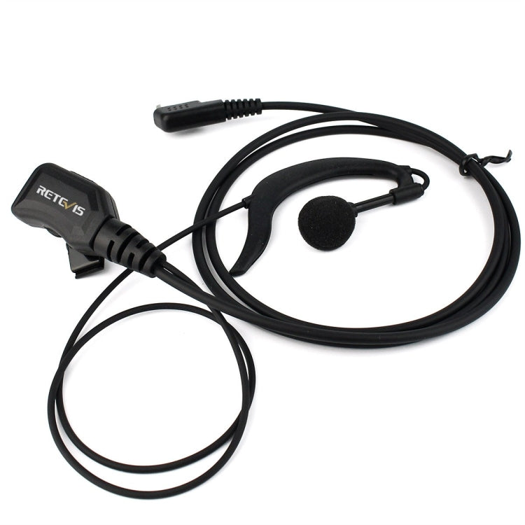 RETEVIS R-111 G Type PTT Adjustable Volume Earphone Microphone for H-777/RT-5R/RT1/RT2/RT5, R-111 K Head – Durable Build, Easy to Use