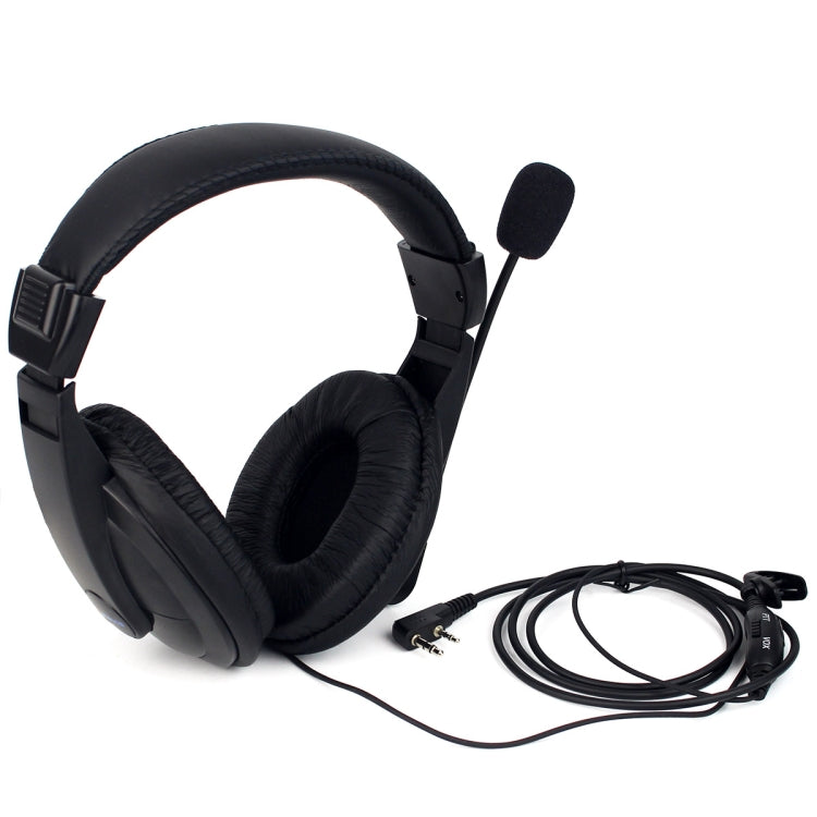 RETEVIS R-114 2 Pin K Head VOX Headset Earphone Microphone, R-114 R-114