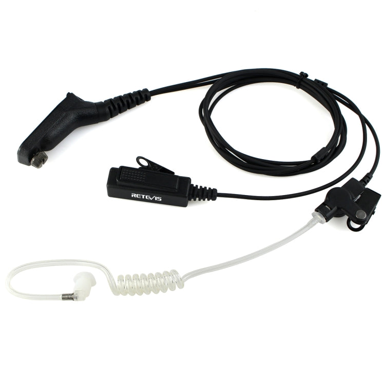 RETEVIS R-1M21 Two-wire Large PTT Acoustic Tube Earphone Microphone for Motorola XPR6000/XPR6550/DP4800/DP4801, R-1M21 – Durable Build, Easy to Use