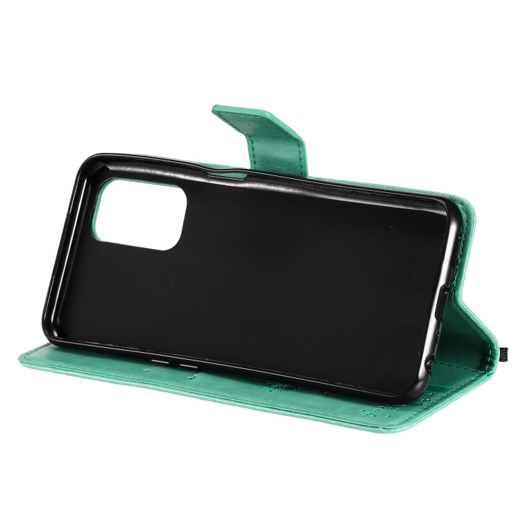 Tree & Cat Pattern Pressed Printing Horizontal Flip PU Leather Case with Holder & Card Slots & Wallet & Lanyard – Lanyard, Card Slot, Flip, For OPPO A93 5G / A74 5G, For OPPO A94 4G / F19 Pro / Reno 5F