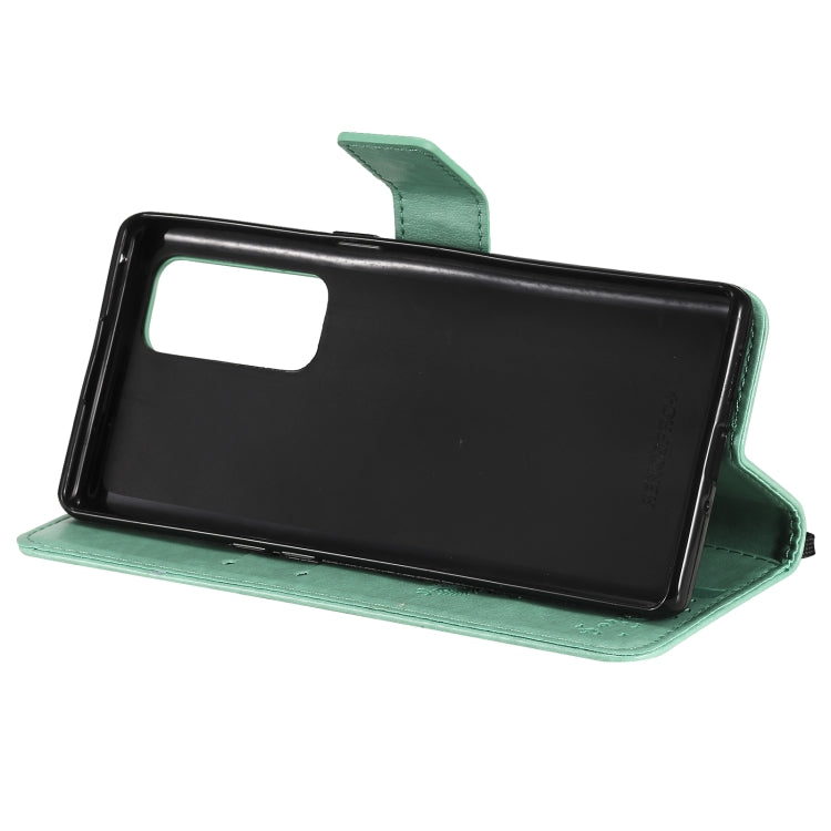 Tree & Cat Pattern Pressed Printing Horizontal Flip PU Leather Case with Holder & Card Slots & Wallet & Lanyard – Lanyard, Card Slot, Flip, For OPPO Reno5 Pro+ 5G / Find X3 Neo, For OPPO Find X3 / X3 Pro