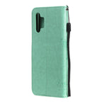 Tree & Cat Pattern Pressed Printing Horizontal Flip PU Leather Case with Holder & Card Slots & Wallet & Lanyard, For Samsung Galaxy A32 4G, For Samsung Galaxy S21 FE