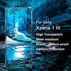 UX-5 Series Transparent Shockproof TPU Protective Case – Shockproof, TPU, For Sony Xperia 1 III, For Sony Xperia 5 III, For Sony Xperia 10 III