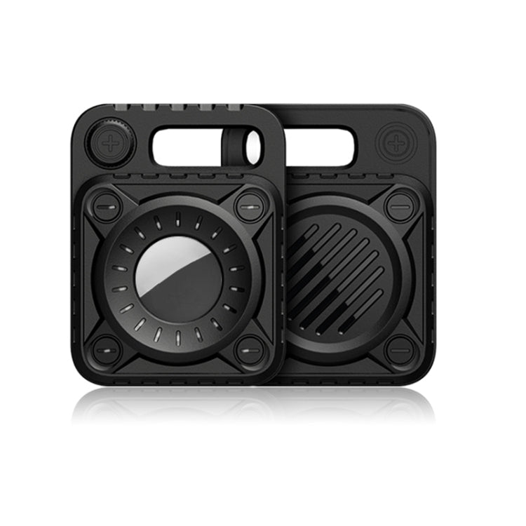 Anti-scratch Shockproof TPU Protective Cover Case with Keychain Hook Loop, Punk Armor Punk Armor Black