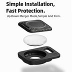 Anti-scratch Shockproof TPU Protective Cover Case with Keychain Hook Loop, Punk Armor
