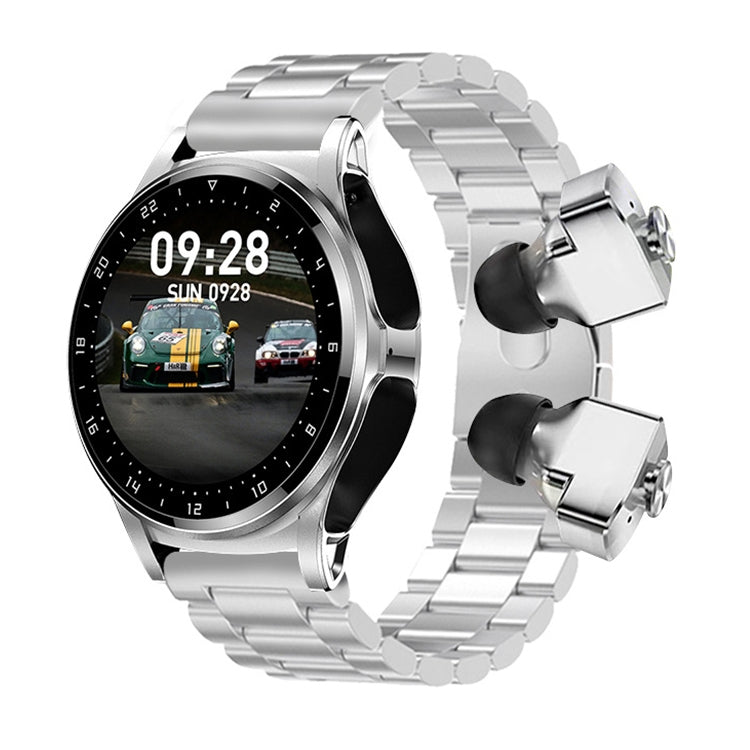 G69 1.3 inch IPS Touch Screen IP67 Waterproof Bluetooth Earphone Smart Watch, Support Sleep Monitoring / Heart Rate Monitoring / Bluetooth Call Black Gold