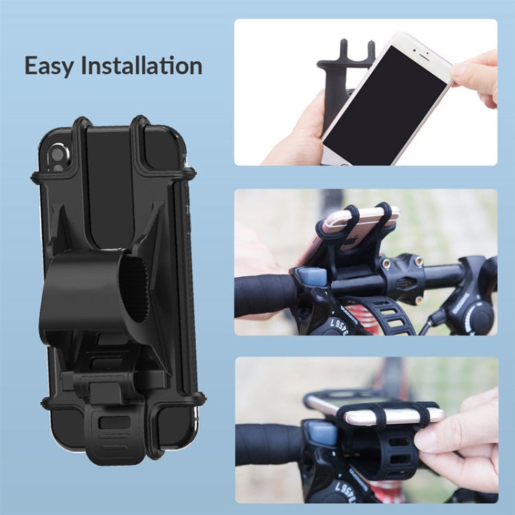Pure Silica Gel Bicycle Universal Phone Holder, Universal Mobile Phone