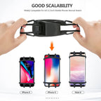 Pure Silica Gel Bicycle Universal Phone Holder, Universal Mobile Phone