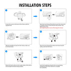 WUPP Bluetooth 5.1 S2 Motorcycle Helmet Full Duplex Bluetooth Intercom Headset Earphone