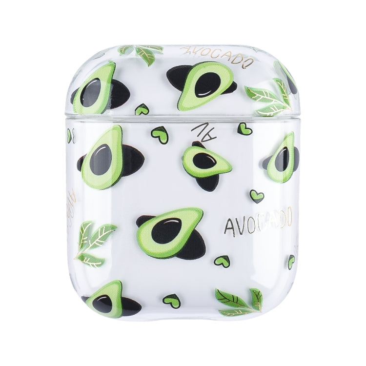 Bronzing Fruit Pattern PC Earphone Hard Protective Case, For AirPods 1...