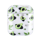 Bronzing Fruit Pattern PC Earphone Hard Protective Case, For AirPods 1...