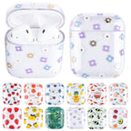 Bronzing Fruit Pattern PC Earphone Hard Protective Case, For AirPods 1...
