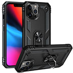 Shockproof TPU + PC Protective Case with 360 Degree Rotating Holder, For iPhone 13 Pro Max For iPhone 13 Pro Max Black