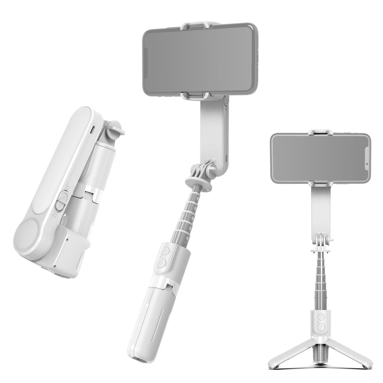 L09 Mini Folding Fill Light Gimbal Stabilizer Tripod White