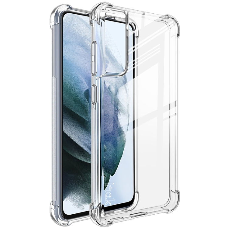 IMAK All-inclusive Shockproof Airbag TPU Case with Screen Protector, For Samsung Galaxy S21 FE 5G For Samsung Galaxy S21 FE 5G Transparent