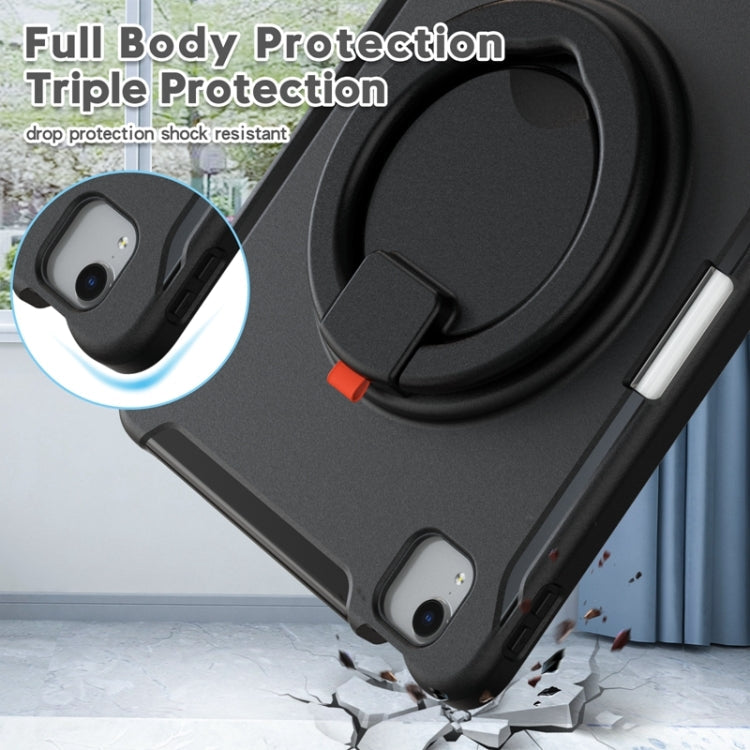 Shocproof Silicone + PC Protective Case with 360 Degree Rotation Foldable Handle Grip Holder & Pen Slot – Durable Build, Easy to Use, For iPad Air 4 10.9 / Pro 11 2021 / 2020 / 2018, For Samsung Galaxy Tab A7 10.4 2020 T500