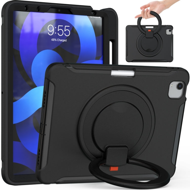 Shocproof Silicone + PC Protective Case with 360 Degree Rotation Foldable Handle Grip Holder & Pen Slot – Durable Build, Easy to Use, For iPad Air 4 10.9 / Pro 11 2021 / 2020 / 2018, For Samsung Galaxy Tab A7 10.4 2020 T500