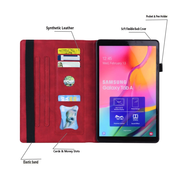 Business Shockproof Horizontal Flip Leather Case with Holder & Card Slots & Photo Frame & Pen Slot & Sleep / Wake-up Function – Shockproof, Card Slot, Flip, For Samsung Galaxy Tab S8+ / Tab S8 Plus /  Tab S7 FE / Tab S7+ SM-T970 / SM-T976B...