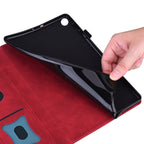 Business Shockproof Horizontal Flip Leather Case with Holder & Card Slots & Photo Frame & Pen Slot & Sleep / Wake-up Function – Shockproof, Card Slot, Flip, For Amazon Fire HD 10  / 10 Plus 2021