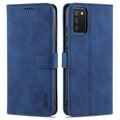 AZNS Skin Feel Calf Texture Horizontal Flip Leather Case with Card Slots & Holder & Wallet, For Samsung Galaxy A02s For Samsung Galaxy A02s Blue