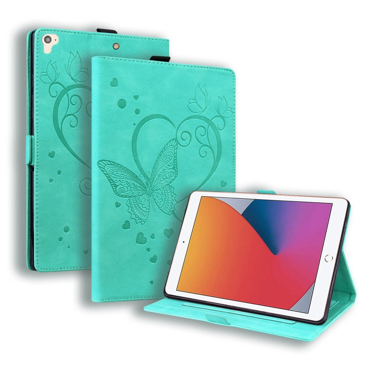 Case – Leather (iPad 9) #5 For iPad 9.7 (2017) (2018) Air 2 Pro Green