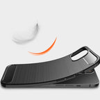 Brushed Texture Carbon Fiber TPU Case, For iPhone 13, For iPhone 13...