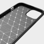 Brushed Texture Carbon Fiber TPU Case, For iPhone 13, For iPhone 13...