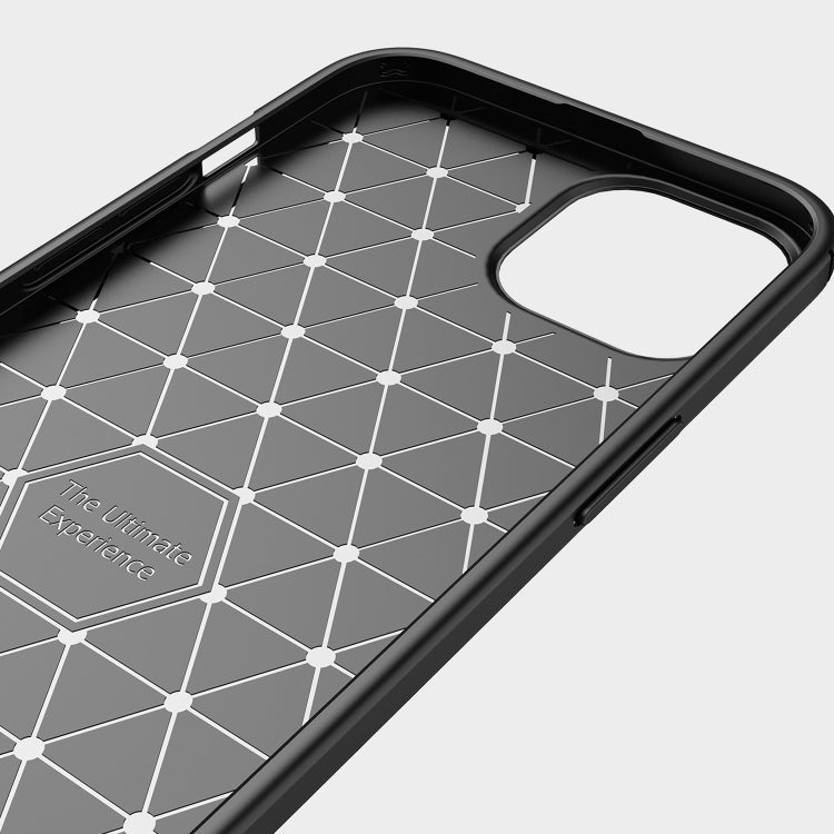 Brushed Texture Carbon Fiber TPU Case, For iPhone 13, For iPhone 13...
