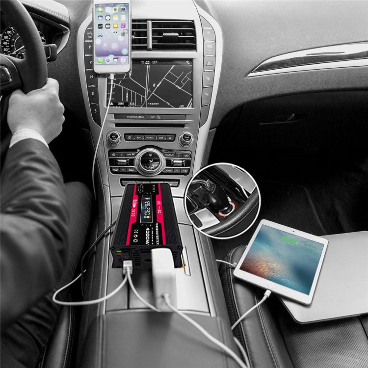 Zhizun 12V to 110V 4000W Car Power Inverter, 12V to 110V