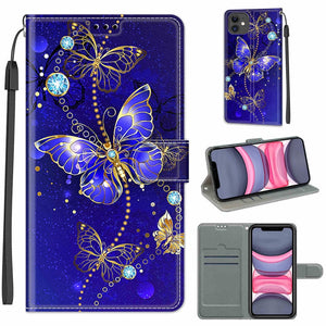 C11 Blue Golden Chain Butterflies
