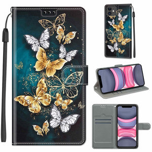 C20 Gold Silver Flying Butterflies