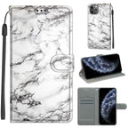 Case – Leather, Magnetic (iPhone 11 Pro) #3 For iPhone 11 Pro C01 White Marble