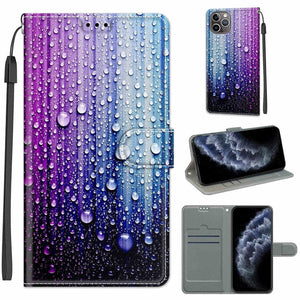 C05 Purple Blue Water Drops
