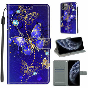 C11 Blue Golden Chain Butterflies