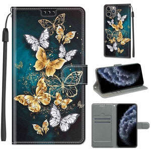 C20 Gold Silver Flying Butterflies