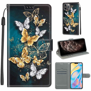 C20 Gold Silver Flying Butterflies