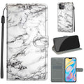 Case – Leather, Magnetic (iPhone 12 Pro Max) #2 For iPhone 12 Pro Max C01 White Marble