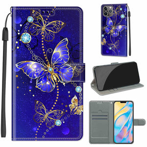 C11 Blue Golden Chain Butterflies