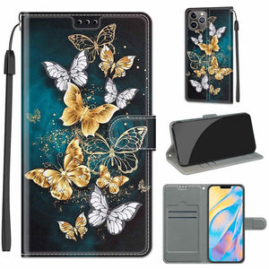 C20 Gold Silver Flying Butterflies